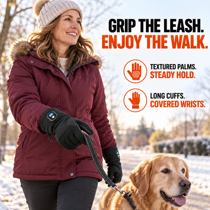 Dual-Sided Rechargeable Heated Gloves
