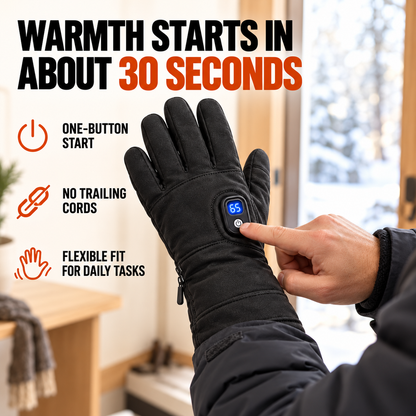 Dual-Sided Rechargeable Heated Gloves
